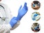 Disposable Nitrile Gloves Large 100Pcs Carousel 7