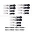 24x Universal Zippers Head Repair Kit Replacement Instant Zip Slider Zipper Fix Carousel 10