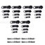 24x Universal Zippers Head Repair Kit Replacement Instant Zip Slider Zipper Fix Carousel 11