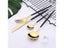 Pink Gold Cutlery Set Stainless Steel Dinnerware Set 24Pcs Knives Forks Coffee Carousel 4