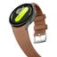 Samsung Galaxy Watch 5 40mm 44mm Strap Leather and Silicone Band-Dark Brown Carousel 1