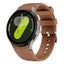 Samsung Galaxy Watch 5 40mm 44mm Strap Leather and Silicone Band-Dark Brown Carousel 2