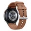 Samsung Galaxy Watch 5 40mm 44mm Strap Leather and Silicone Band-Dark Brown Carousel 3
