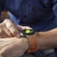Samsung Galaxy Watch 5 40mm 44mm Strap Leather and Silicone Band-Dark Brown Carousel 6