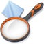 Dicfeos Magnifying Glass 10X Handheld Reading Magnifier - 100MM Large Magnifying Carousel 6