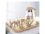 Diamond Pattern Glass Water Jug Transparent Home Carafe Hot Cold Water Pitcher Carousel 2