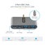 StarTech.com 4-Port USB-C Hub with 100W Power Delivery Pass-Through, 2x USB-A + Carousel 6