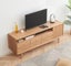 Oslo Natural Solid Oak Tall TV Unit (Oak Furniture Store) Carousel 6