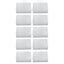 96 deep well plate storage microplates 10Pcs Deep Well Plate 96 Wells 2.2ML PP Carousel 8