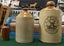 LARGE 2 Gallon SODA WATER Crock WINDMILL Logo Bottle Jar C E BEAVIS Bristol UK Carousel 12