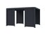 Caribbean Freestanding Pergola Shutter Wall Charcoal-0.73m(for 5-metre sides) Carousel 1