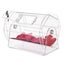 NEW Acrylic Raffle Drum Lottery Cage Holds 5000 Tickets or 200 Bingo Balls Carousel 11