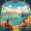 Eurus Double Sided Print Gondola Queenstown Carousel 1