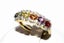 1.11CT Natural Multi Color Sapphire & Topaz Ring | 925 Sterling Silver Carousel 1