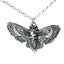 Death Moth Pendant Chain Necklace Carousel 3
