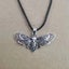 Death Moth Pendant Chain Necklace Carousel 4