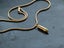 Vintage Gold Plated Bullet on a Snake Chain Unisex necklace New Old Stock 90s Carousel 3