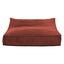 Cadence & Co Wilde Ribbed Luxe Fleece Double Sofa Bean Bag Lounge Cover Rust Red Carousel 7