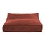 Cadence & Co Wilde Ribbed Luxe Fleece Double Sofa Bean Bag Lounge Cover Rust Red Carousel 10