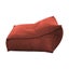 Cadence & Co Wilde Ribbed Luxe Fleece Double Sofa Bean Bag Lounge Cover Rust Red Carousel 11
