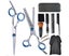 11pcs Stainless Steel Hair Cutting Scissors Kits Thinning Shears Set Barber Carousel 1
