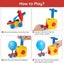 Balloon Powered Car Balloon Launcher Toy Inertia for Creative Science Experiment Carousel 10