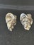 STERLING SILVER ART NOUVEAU REPOUSE BROOCH & EARRINGS Carousel 14