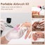 Portable Air Compressor Kit Air-Brush Paint Spray Gun Nail Tattoo Art Airbrush Carousel 6