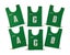 SILVER FERN 6 A-SIDE JUNIOR NETBALL BIB SET YELLOW Carousel 3