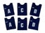 SILVER FERN 6 A-SIDE JUNIOR NETBALL BIB SET YELLOW Carousel 4