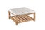 MARCEL Solid Wood Tufted Ottoman/Coffee Table with Shelf Carousel 4