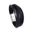 Magnetic Mens Leather Wrist Braided Bracelet Wristband Bangle Carousel 5