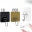 1Pcs Adhesive Sticky Hooks Heavy Duty Wall Seamless Hook Hangers Transparent Carousel 1