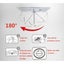 1Pcs Adhesive Sticky Hooks Heavy Duty Wall Seamless Hook Hangers Transparent Carousel 5