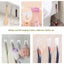 1Pcs Adhesive Sticky Hooks Heavy Duty Wall Seamless Hook Hangers Transparent Carousel 7