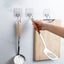 1Pcs Adhesive Sticky Hooks Heavy Duty Wall Seamless Hook Hangers Transparent Carousel 11