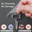 1Pcs Adhesive Sticky Hooks Heavy Duty Wall Seamless Hook Hangers Transparent Carousel 13