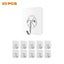 1Pcs Adhesive Sticky Hooks Heavy Duty Wall Seamless Hook Hangers Transparent Carousel 18