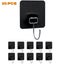 1Pcs Adhesive Sticky Hooks Heavy Duty Wall Seamless Hook Hangers Transparent Carousel 19