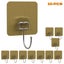 1Pcs Adhesive Sticky Hooks Heavy Duty Wall Seamless Hook Hangers Transparent Carousel 20