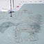 6pcs Free Motion Quilting Template Sewing Machine Ruler DIY Sewing Tools Kit J Carousel 4