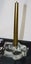 +++ VINTAGE GLASS CANDLEHODER / PAPERWEIGHT +++ Carousel 12