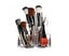 Makeup Brush HolderSlots Large Wavy Clear Cosmetic Organizer Storager Carousel 2