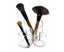 Makeup Brush HolderSlots Large Wavy Clear Cosmetic Organizer Storager Carousel 3