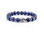 Fashion Natural AAA Royal Blue Tiger Eye Stone Beads Bracelet Men Buddha Charm Carousel 5