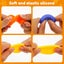 Fidget Toys Sensory Stone for Kids Silicone Worry Stone Colorful Stress Relief Carousel 4
