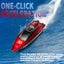 Mini RC Boats Dual Motors High Speed Racing Boat Child 2.4G Remote Control Ship Carousel 10