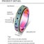 5X Anti-anxiety Spinner Designs Fidget Rotating Stainless Steel Ring Band Relief Carousel 4