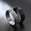 5X Anti-anxiety Spinner Designs Fidget Rotating Stainless Steel Ring Band Relief Carousel 9