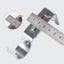 2pcs Curtain Rod Brackets Basics Adjustable Curtain Rod Tool Wall Bracket Hook Carousel 9